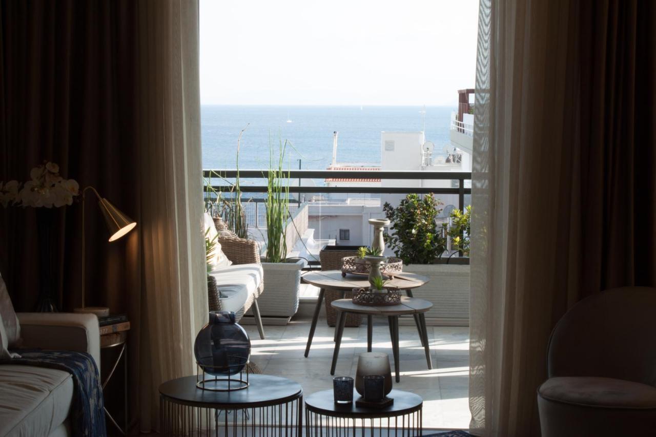 Sea View Super Romantic Apartment Atene Esterno foto